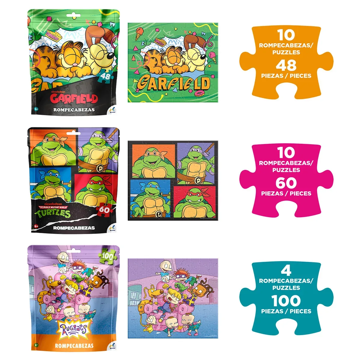 Super Pack de Rompecabezas - Nickelodeon foto 4