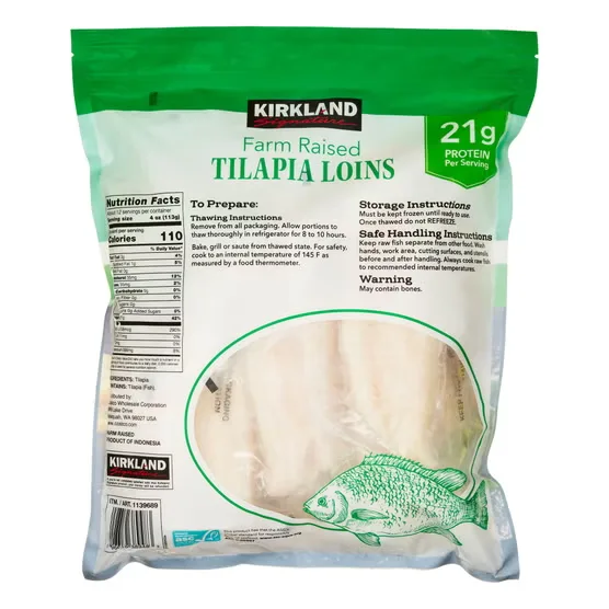 Kirkland Signature Lomos de Tilapia foto 3