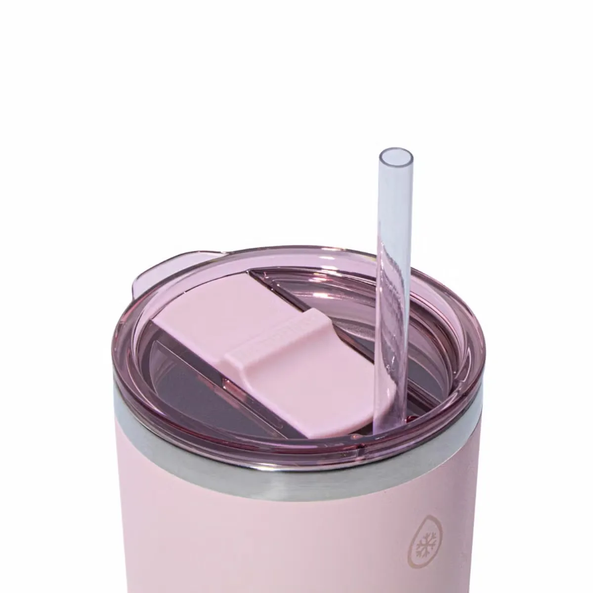 ThermoFlask Juego de 2 Vasos de Acero Inoxidable con Aislamiento al Vacío de 474 mL, Rosa y Blanco foto 3