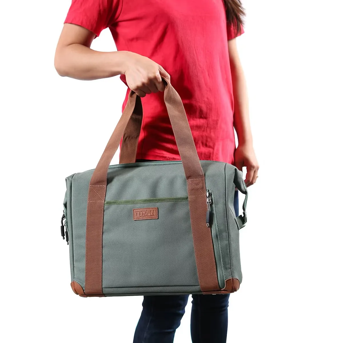 Titan Bolsa Hielera Térmica Carry All Verde foto 3