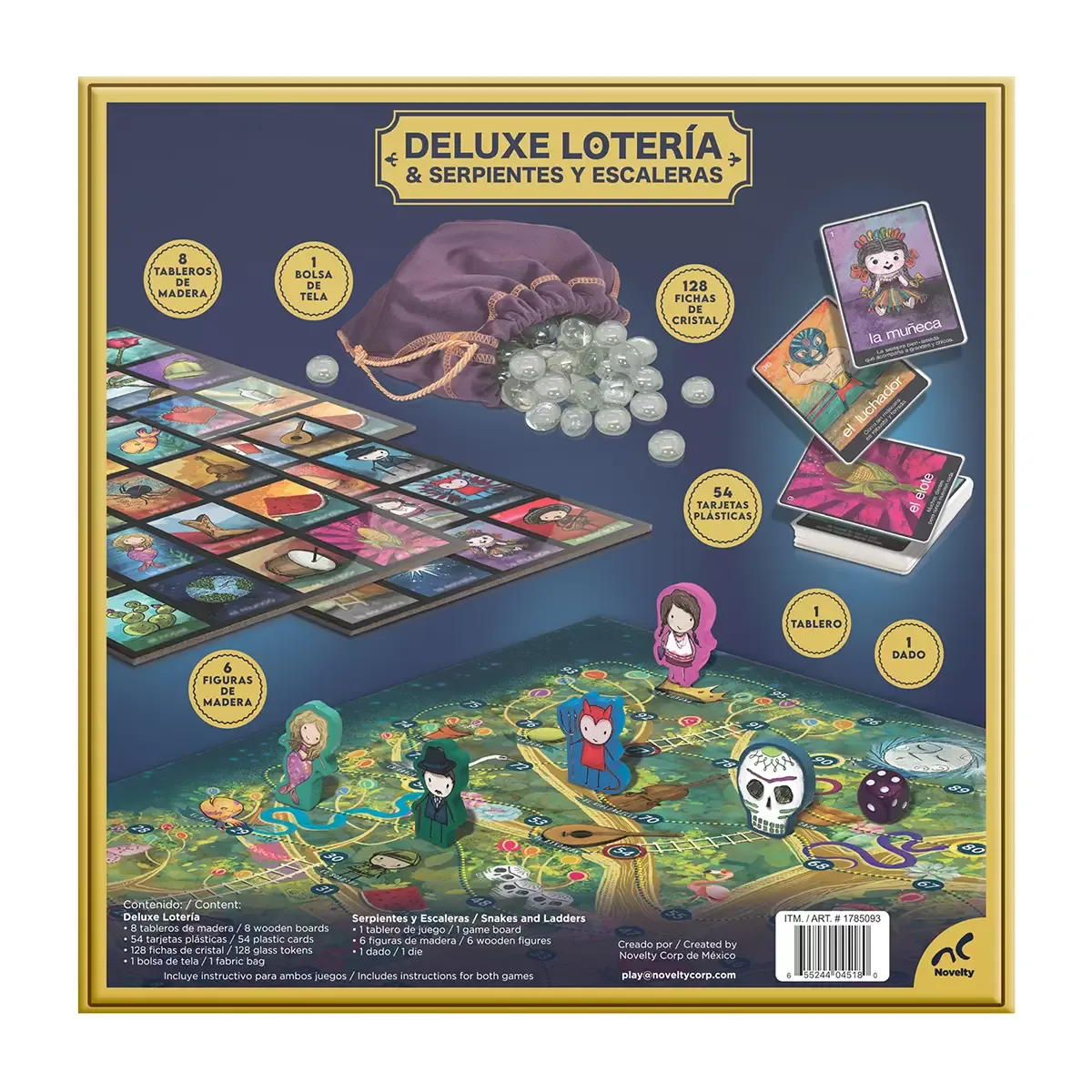 Juego de Lotería de Lujo Serpientes + Escaleras foto 4