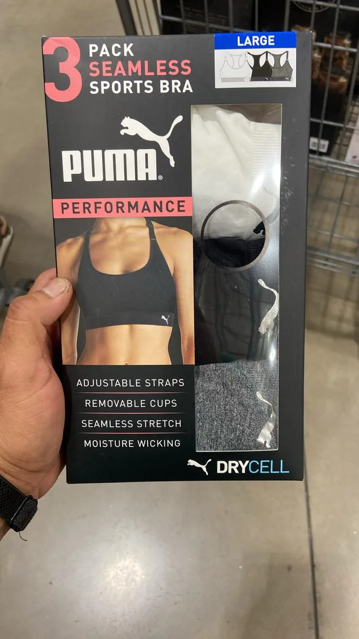 Puma Sports Bra 3 piezas