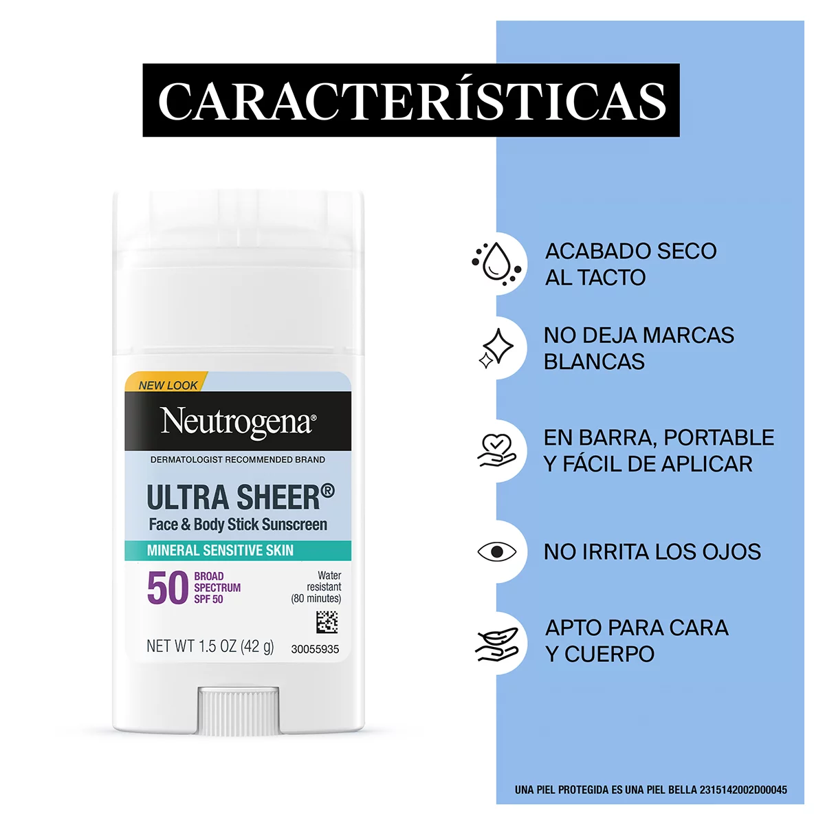 Neutrogena Protector Solar en Barra 2 pzas de 42 g foto 2