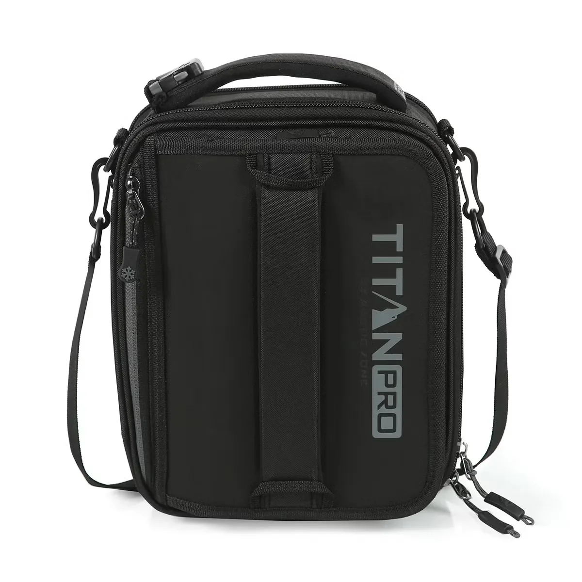 Titan Lonchera Expandible con Accesorios Varios Colores Negro