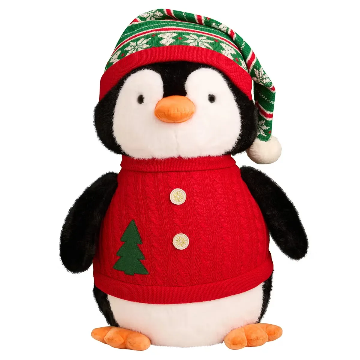 Familia de Pinguinos de Peluche Decorativos, Juego de 3 Pzas. foto 4