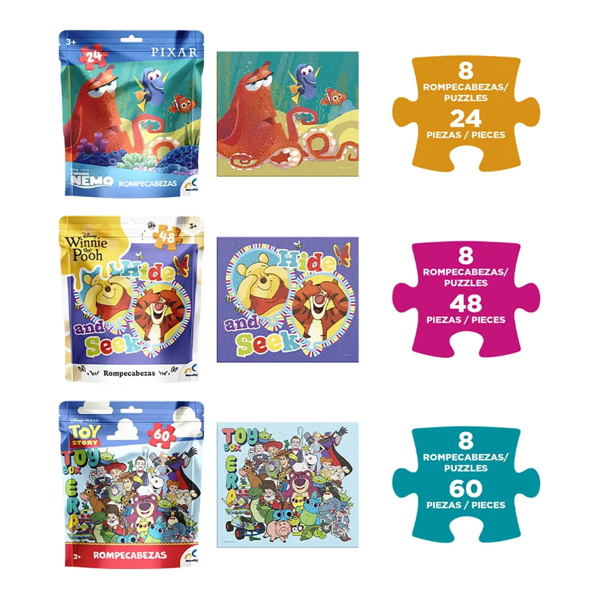 Super Pack de Rompecabezas - Disney foto 2