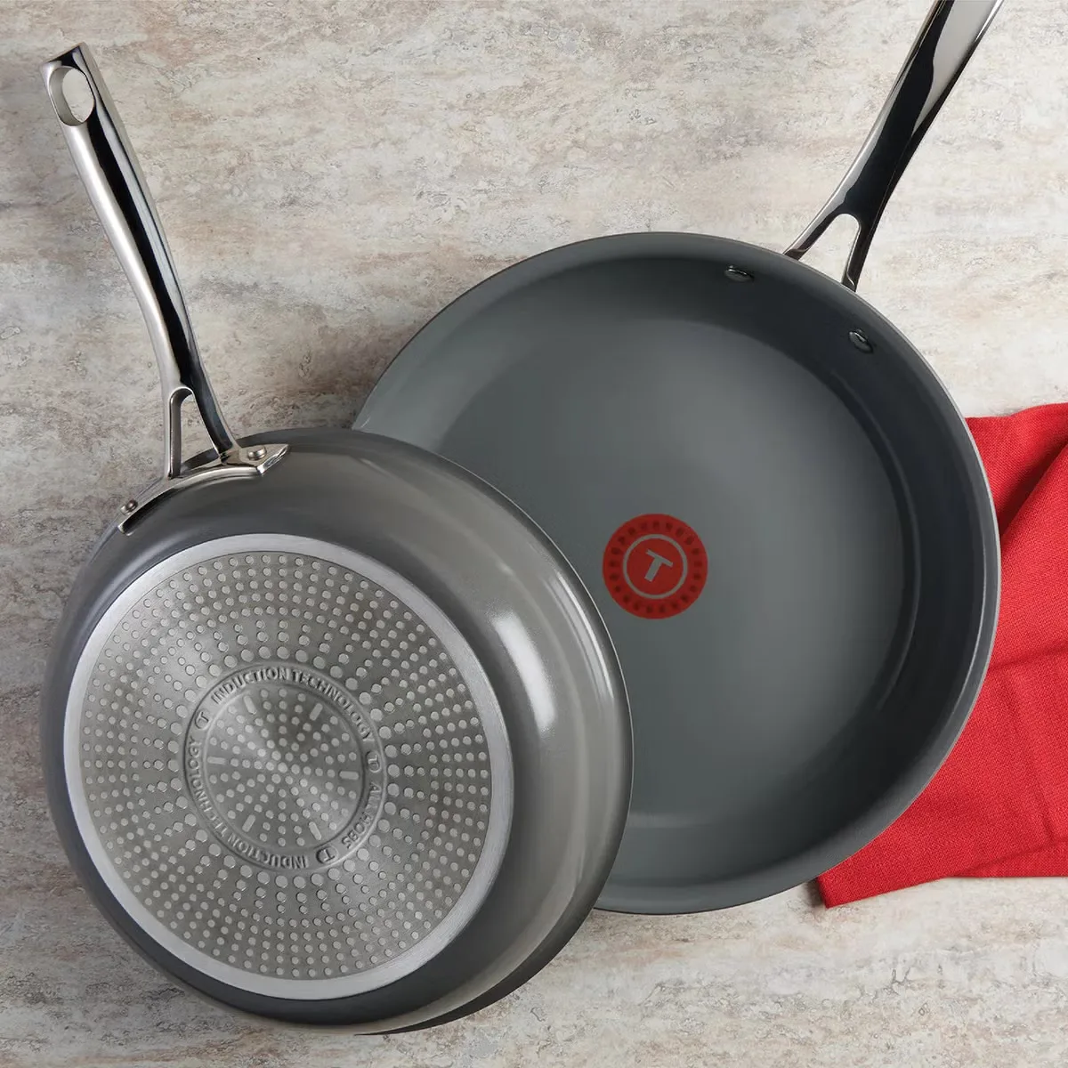 T-FAL Batería de Cocina de Cerámica 10 Piezas foto 4