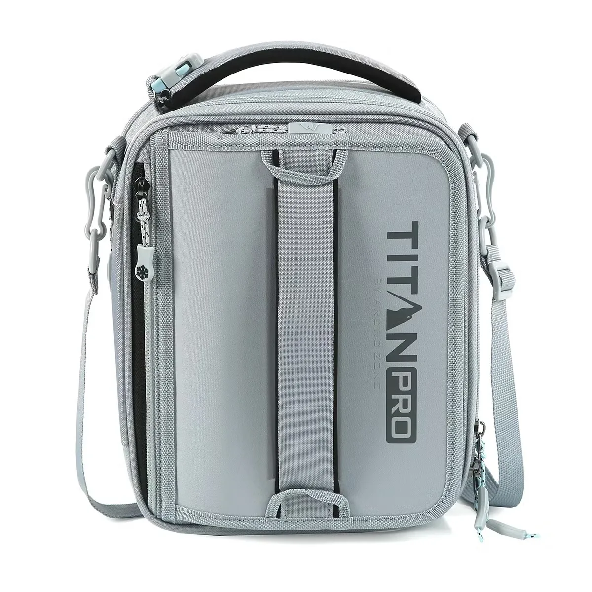Titan Lonchera Expandible con Accesorios Gris