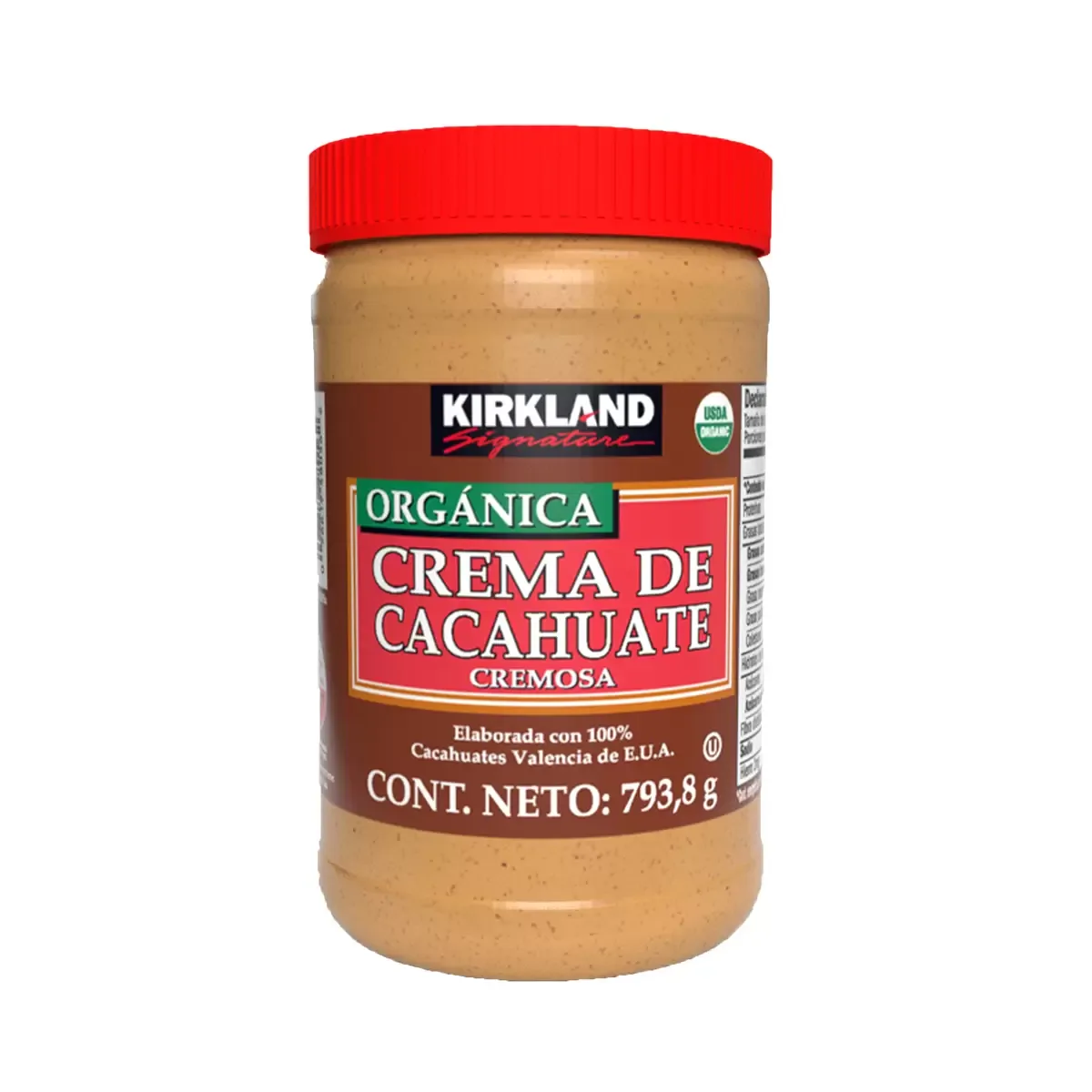 Kirkland Signature Crema de Cacahuate Orgánica 2 pzas de 793.8 g foto 2