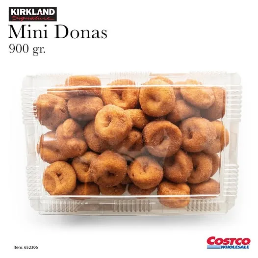 Mini Donas de Canela (Frescamente hechas) 900 gr.