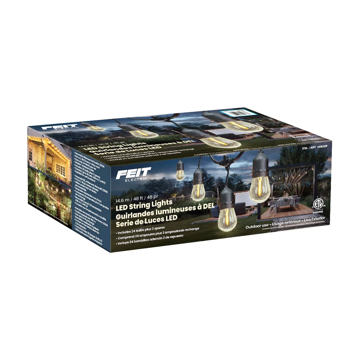 Feit Electric, Serie de Luces LED para Exterior 48" foto 2