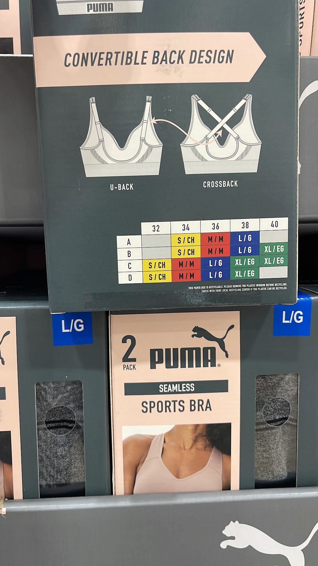 Puma Sports Bra 3 piezas foto 2
