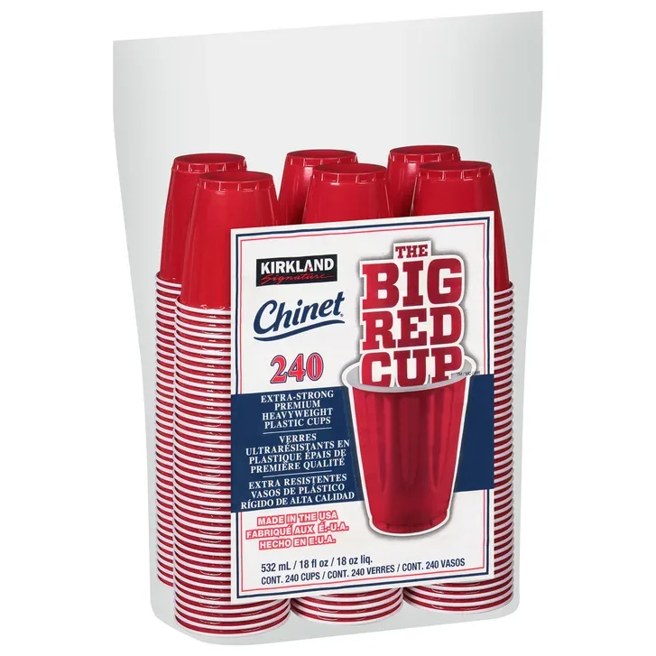 Paquete de 240 vasos desechables de 18 onzas (532 mL) por vaso